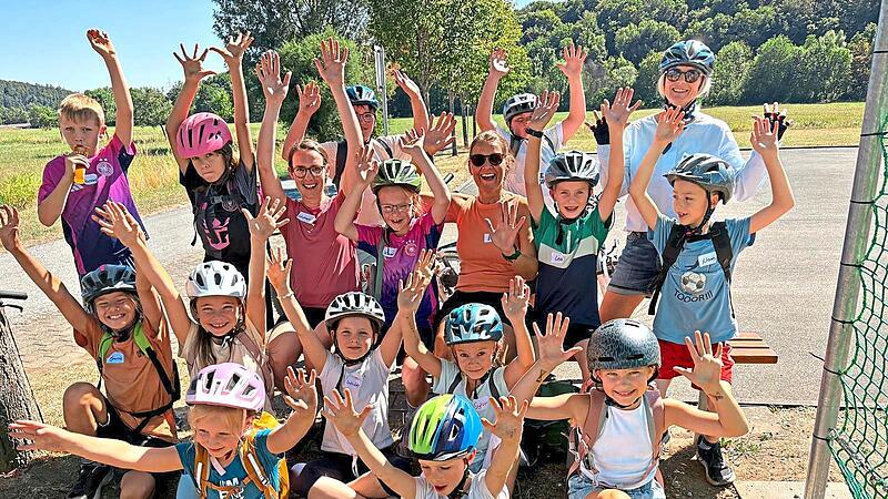 Viel Spaß hatten die Kids beim Ferientag mit dem TSV Wollbach.Julia Kirchner Viel Spaß hatten die Kids beim Ferientag mit dem TSV Wollbach.Julia Kirchner