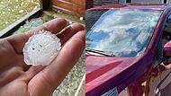 Unwetter im n&ouml;rdlichen Landkreis Kronach: Hagelschauer in Tettau