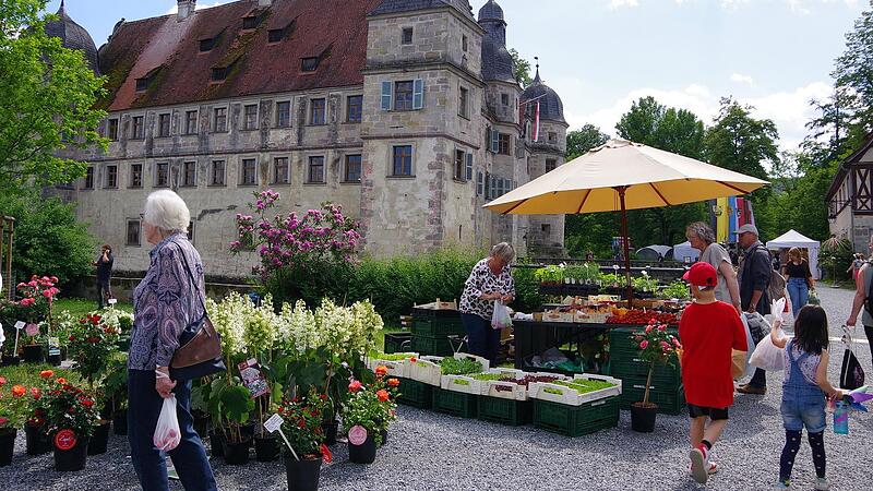 Das Fr&auml;nkische Gartenfest mit K&uuml;nstlermarkt lockte wieder zahlreiche Besucher nach Mitwitz.Gartenfest Mitwitz