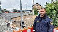 Der Leiter der Wasserschutzpolizei Bamberg, Elmar Mackert, ist seit Dienstagabend (21. Mai 2024) in Strullendorf beim Bahnhof im Einsatz gewesen.