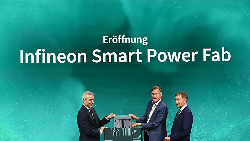 Infineon er&ouml;ffnet neues Halbleiterwerk in Dresden