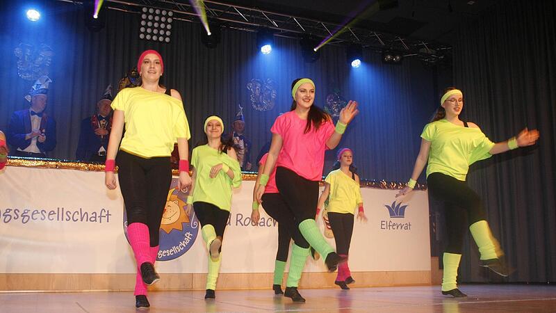 In die 80er Jahre entf&uuml;hrte die Gruppe "Let`s danceFasching in Bad Rodach