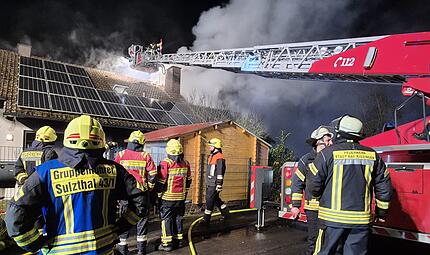 Wohnhausbrand in EuerdorfWohnhausbrand in Euerdorf 21.02.26