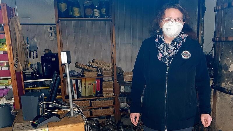 Der Naturkostladen von Renate Unger wurde erst ausgeraubt und dann bei einem Brand v&ouml;llig zerst&ouml;rt.