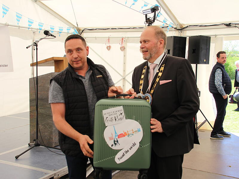 Verabschiedung von B&uuml;rgermeister Bernd Reisenweber in Ebersdorf bei Coburg