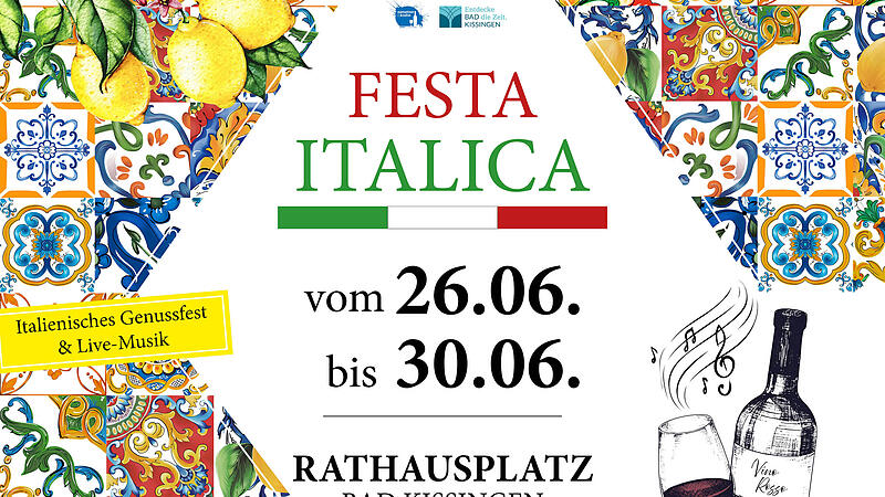 Das offizielle Loge der Festa Italica.
