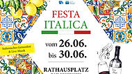 Das offizielle Loge der Festa Italica.