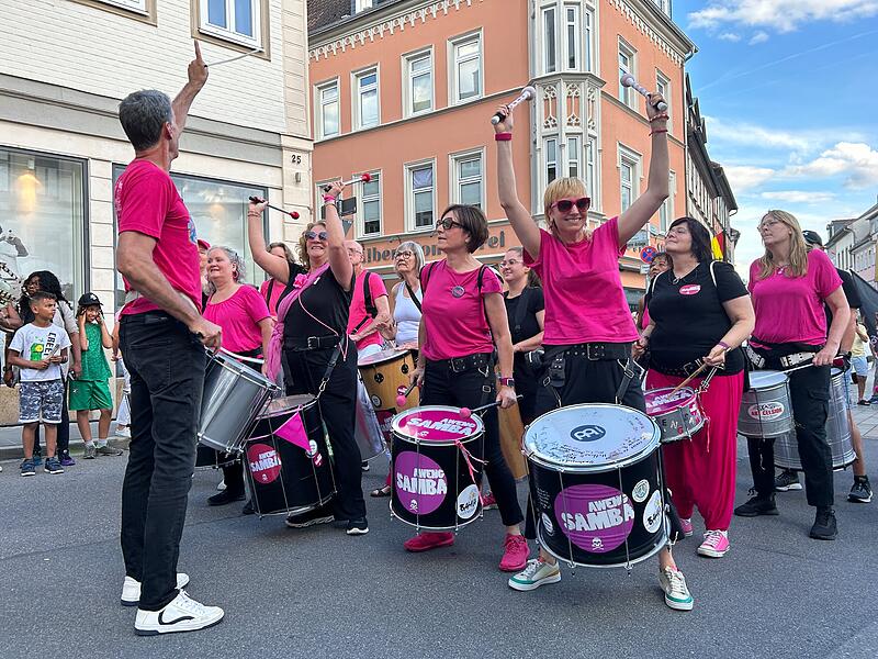 Samba-Festival Coburg 2024 Auftakt