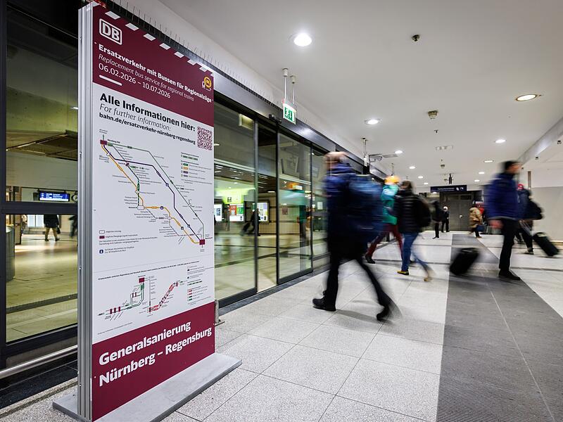 Sanierung der Bahnstrecke N&uuml;rnberg - Regensburg