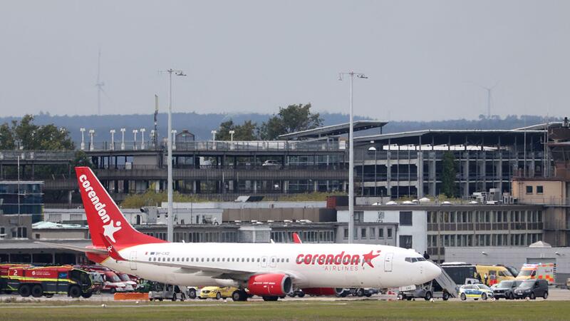 Nach möglichem Luftnotfall am Flughafen Nürnberg Nach möglichem Luftnotfall am Flughafen Nürnberg