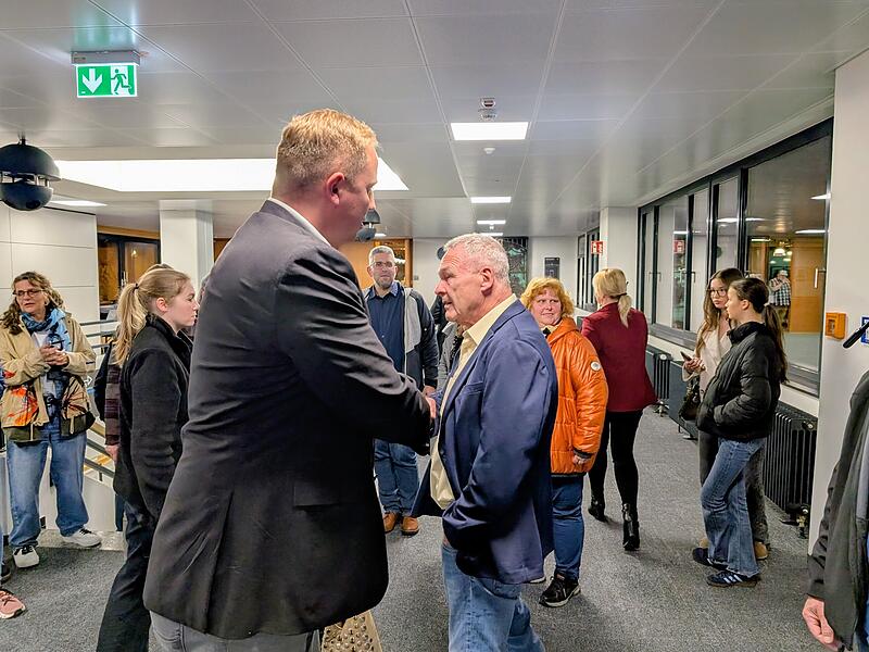 Bastian Schober und Frank Rebhan in Neustadt bei Coburg