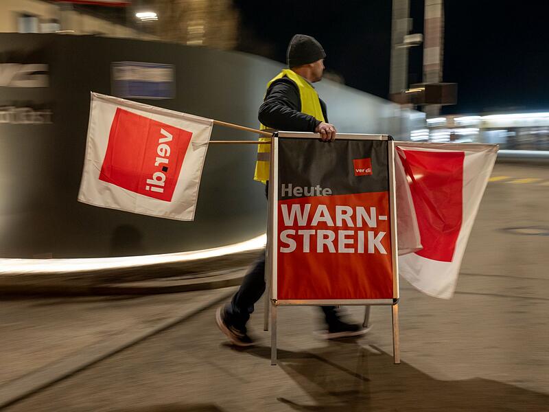 Verdi-Warnstreik im Nahverkehr - M&uuml;nchen