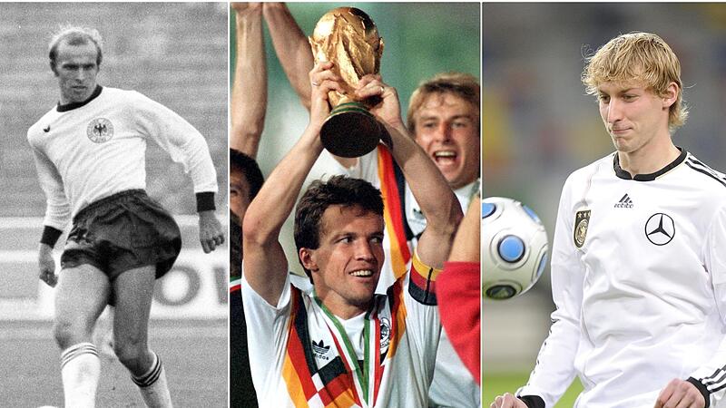 Zwei Oberfranken und ein Mittelfranke unter den besten 10: Erich Beer (li.) aus Neustadt bei Coburg, Lothar Matth&auml;us (M.) aus Herzogenaurach und Stefan Kie&szlig;ling (re.) aus Bamberg durften f&uuml;r Deutschland bei Weltmeisterschaften teilnehmen.