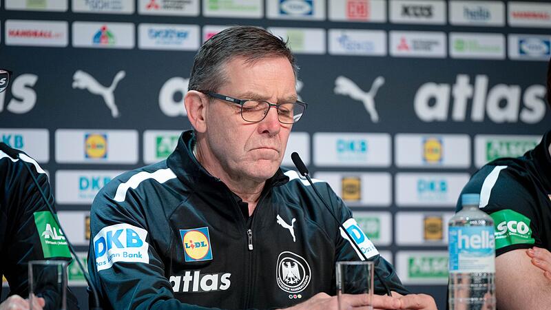 Handball EM - Pressekonferenz vor Spiel gegen Spanien
