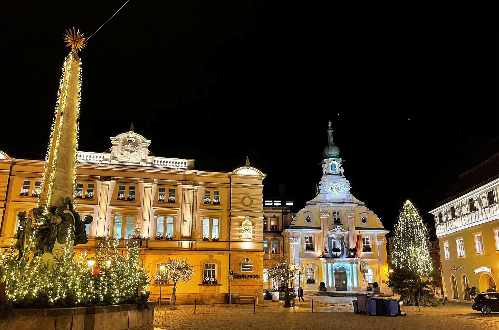 Stadtrat für reduzierte Weihnachtsbeleuchtung in Kulmbach