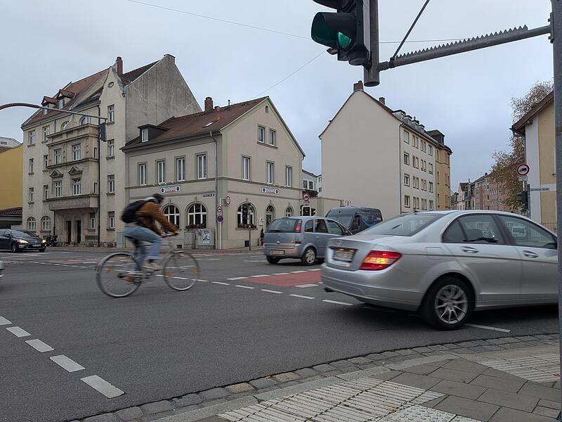 Kreuzung Nürnberger Straße/Pfistertraße in Bamberg