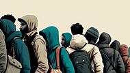 Die Zahl der Menschen, die nach Deutschland flüchten, ist nach wie vor hoch.