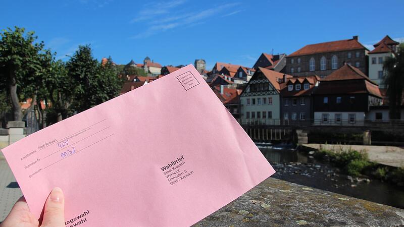 Bis jetzt haben sich von etwa 13.100 Stimmberechtigten in Kronach rund 4800 &ndash; also rund ein Drittel &ndash; f&uuml;r die Briefwahl entschieden.