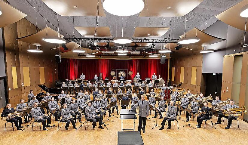 Das Ausbildungsmusikkorps der Bundeswehr wird in Ebern einen Konzertabend mit vielseitigem Programm gestalten.