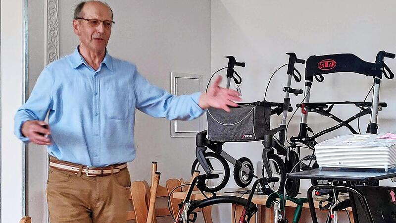 Edgar Kast referierte beim ADAC Ortsclub Bad Kissingen &uuml;ber Rollatoren.