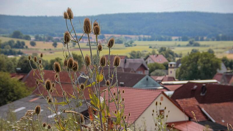 261 Meter &uuml;ber dem Meeresspiegel liegt der Rentweinsdorfer Ortsteil Sendelbach an der Grenze zwischen Ober- und Unterfranken.