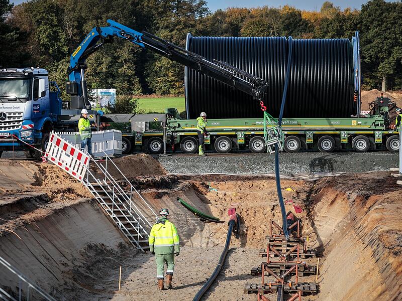Kabelverlegung bei Suedlink