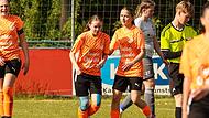 Lea Punzelt (links, ein Treffer) und Sophie M&uuml;ller (rechts, drei Treffer) sicherten Reitsch die Punkte gegen Teuchatz.