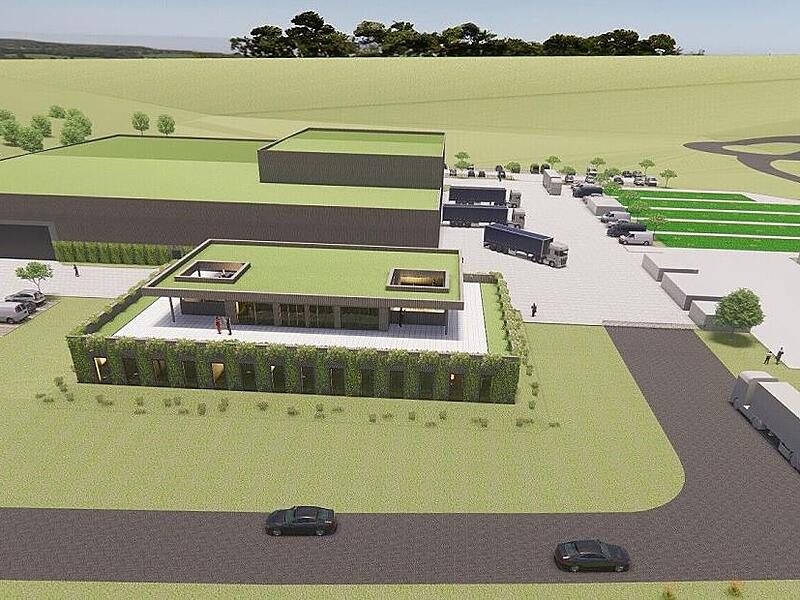 So soll das Betriebsgelände der Firma Benkert Dachbegrünung nach einer Visualisierung des Ingenieurbüros Rainer Kitzinger in Zukunft aussehen. So soll das Betriebsgelände der Firma Benkert Dachbegrünung nach einer Visualisierung des Ingenieurbüros Rainer Kitzinger in Zukunft aussehen.