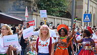 Am Samstag soll in der Oberen Marktstra&szlig;e ein Zeichen f&uuml;r Menschenw&uuml;rde und gegen Rassismus gesetzt werden.