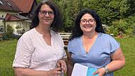 B&uuml;rgermeisterin Tanja Friedrich begl&uuml;ckw&uuml;nschte die einzige Frau unter den neuen Ortssprechern: Ines Schilde wurde mit 17 Stimmen als Sprecherin f&uuml;r Lopp gew&auml;hlt und setzte sich gegen Jens Wolkenstein durch.