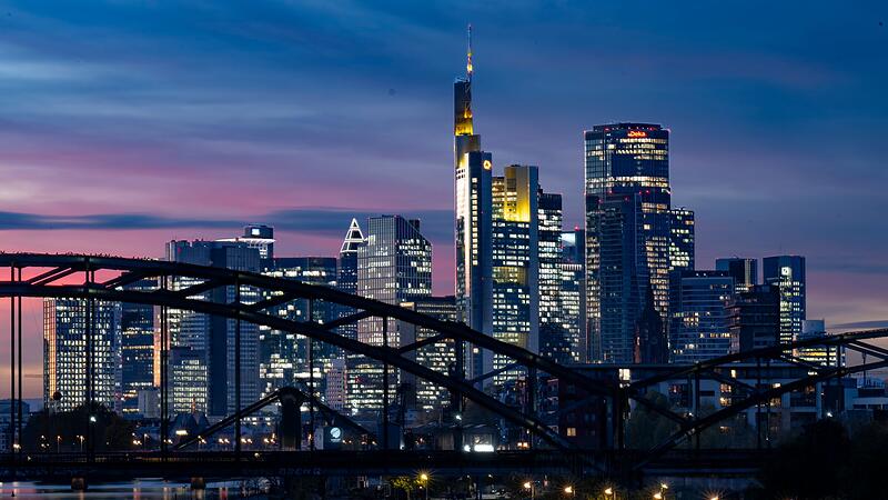 Skyline in Frankfurt Skyline in Frankfurt