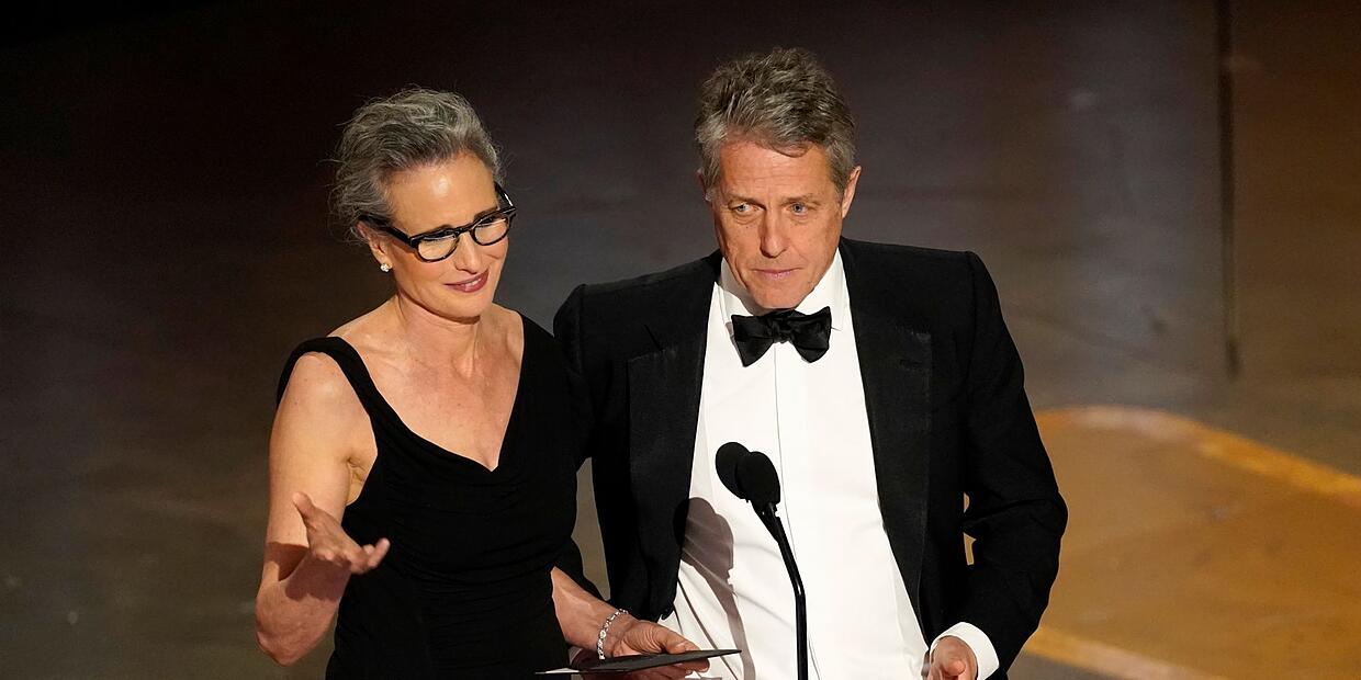 Hugh Grant mit OscarInterview für Spott