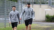 Jan Gernlein: Trainer des FC Schweinfurt im Interview Alles aus Liebe? Jan Gernlein ist nach knapp vier Spielzeiten beim FC Eintracht Bamberg zurück in Schweinfurt. Eine Konstante im Trainerteam des FC 05 Schweinfurt bleibt Marcel Kühlinger (links).