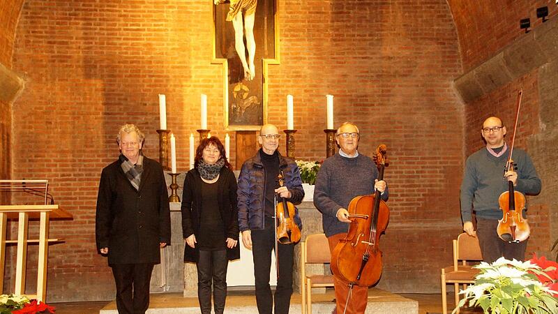Martin Neubauer, Mark&eacute;ta Schley Reindlov&aacute;, Andreas Lucke, Karlheinz Busch und Branko Kabadaic (v. l.) haben Albert Schweitzer in Wort und Musik nahegebracht.
