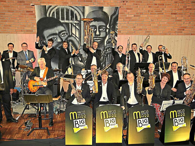 Die Marcus Marr Bigband begeistert bei jedem Konzert mit einem neuen Programm. Marcus Marr. Die Marcus Marr Bigband begeistert bei jedem Konzert mit einem neuen Programm. Marcus Marr.