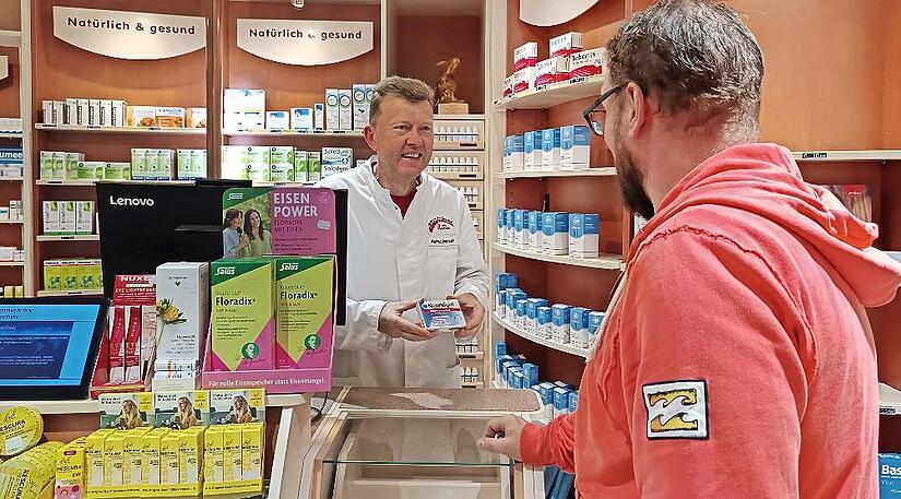Derzeit keine größeren Medikamenten-Engpässe verzeichnet Hartmut Pensel aus der Rats-Apotheke in Lichtenfels.