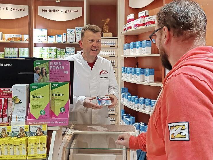 Derzeit keine größeren Medikamenten-Engpässe verzeichnet Hartmut Pensel aus der Rats-Apotheke in Lichtenfels.