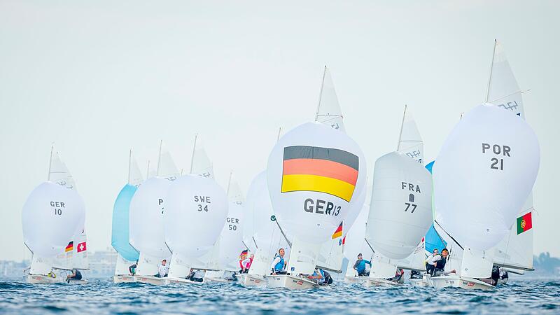 Segelregatta auf der Kieler Woche Segelregatta auf der Kieler Woche