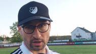 Frederic Martin, Trainer des SV Friesen, bezog nach dem Spiel beim TSV Friesen Stellung.