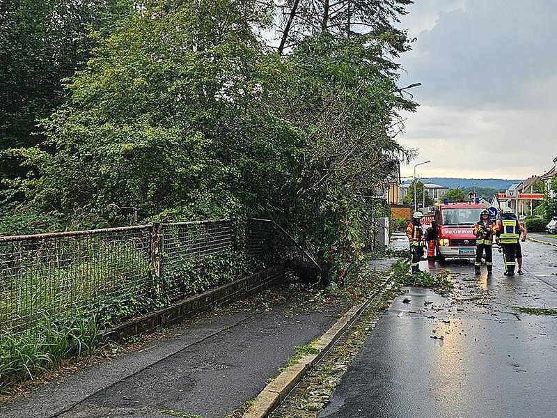 Fast 80 Einsätze für Feuerwehr bei Gewitter in Neustadt