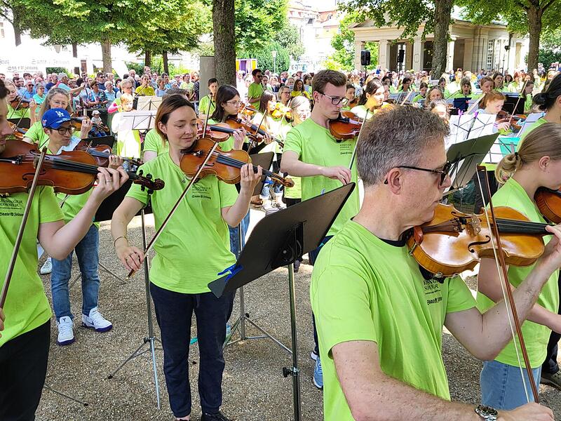 Das Orchester in Aktion