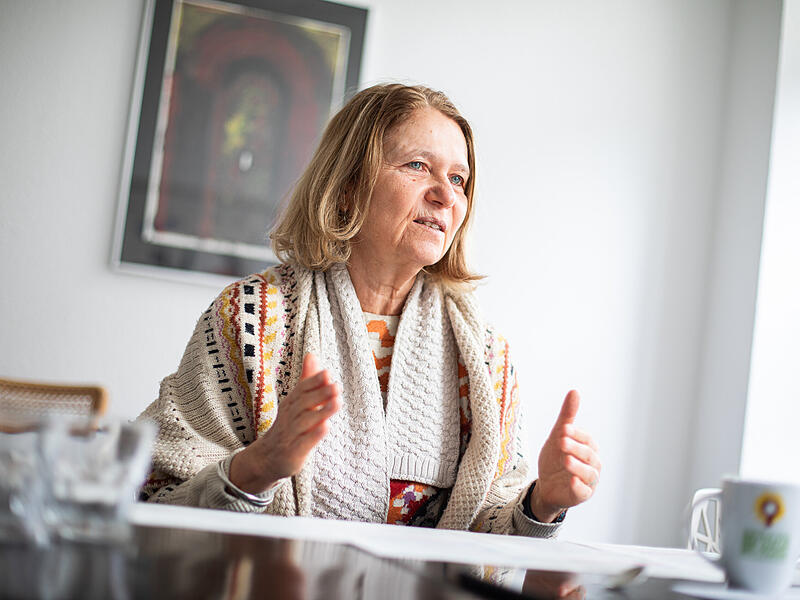 Gr&uuml;nen-Politikerin und Mitglied des Landtags Ursula Sowa