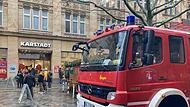 Karstadt Bamberg nach Feueralarm am Tag vor Heiligabend evakuiert Karstadt Bamberg nach Feueralarm am Tag vor Heiligabend evakuiert