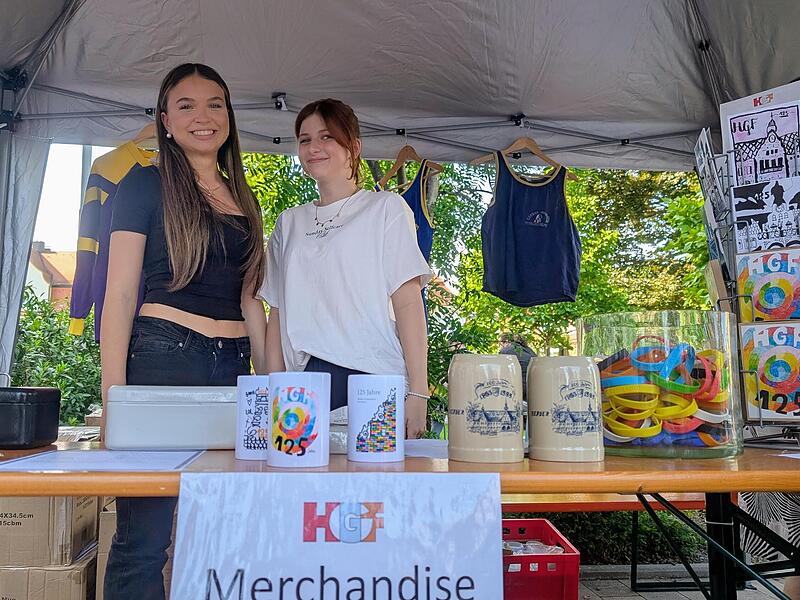 Merchandising-Produkte gab es auch.Forchheim & Fränkische Schweiz