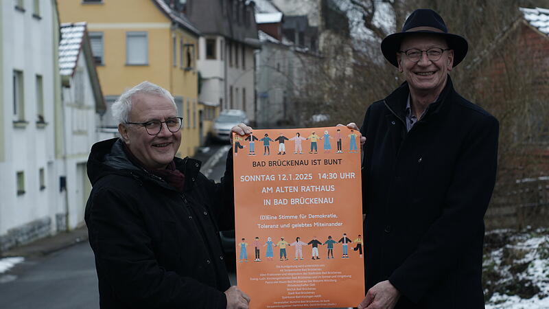 Demonstration in Bad Brückenau: Bündnis ist bunt