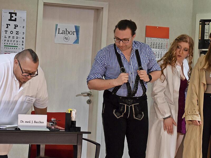 In der Arztpraxis ist immer was los.