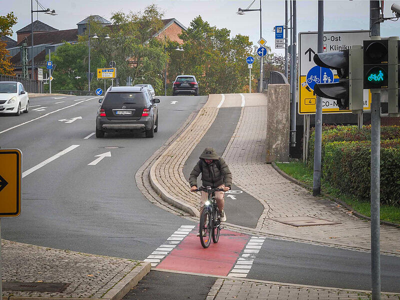 Frankenbrücke Coburg: Streit um Platz für Autos und Radler
