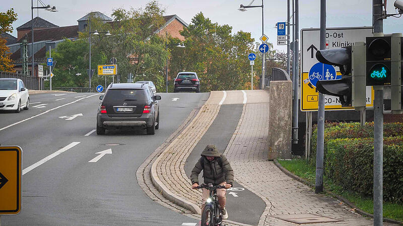 Frankenbr&uuml;cke Coburg: Streit um Platz f&uuml;r Autos und Radler
