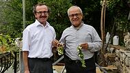 Pfarrer Walter Ries (l.) und sein libanesischer Freund Abdo Raad bitten um Unterstützung.