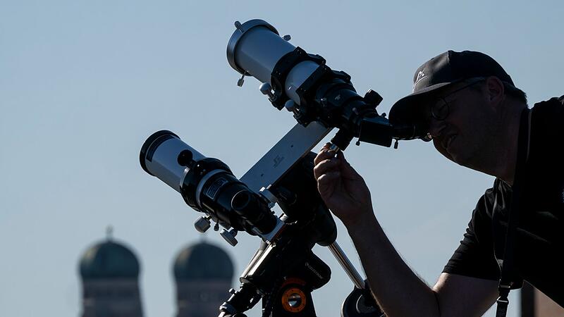 Partielle Sonnenfinsternis - München Partielle Sonnenfinsternis - München